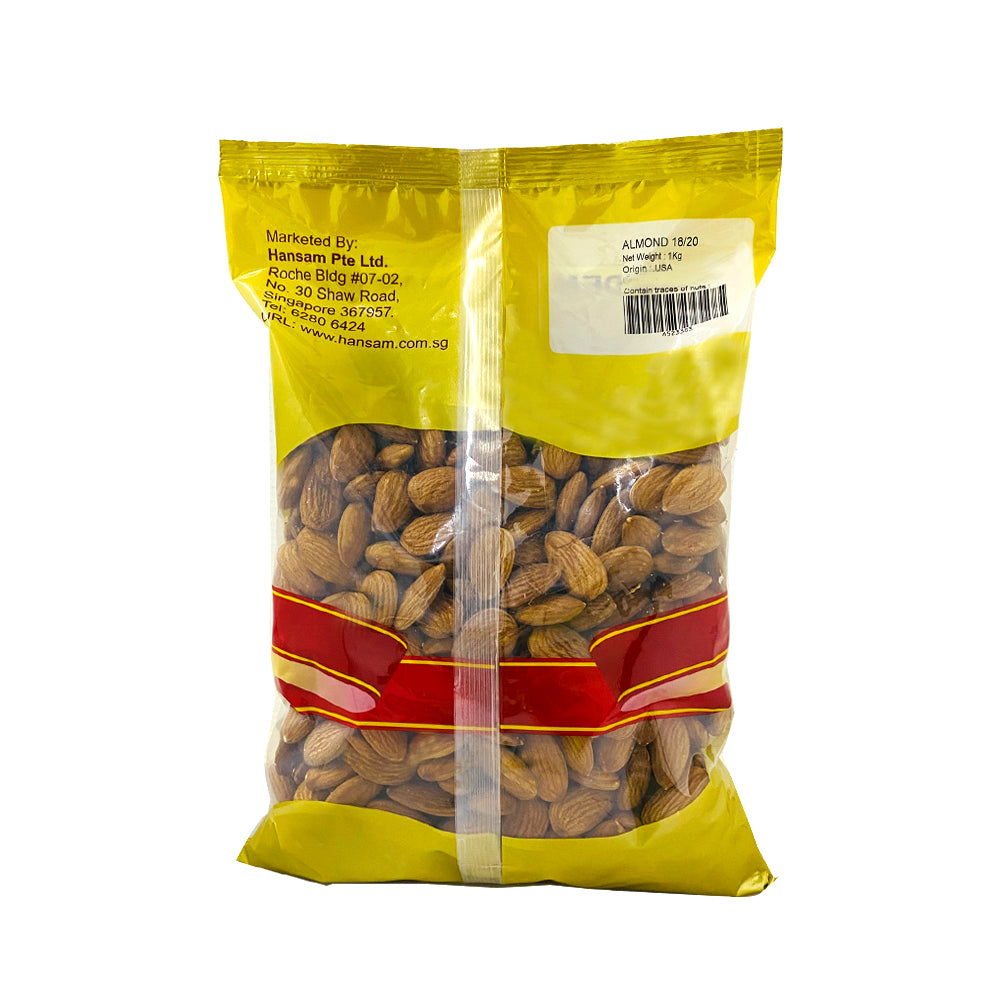 GOLDEN HARVEST ALMOND 18-20 (PREMIUM) 1KG