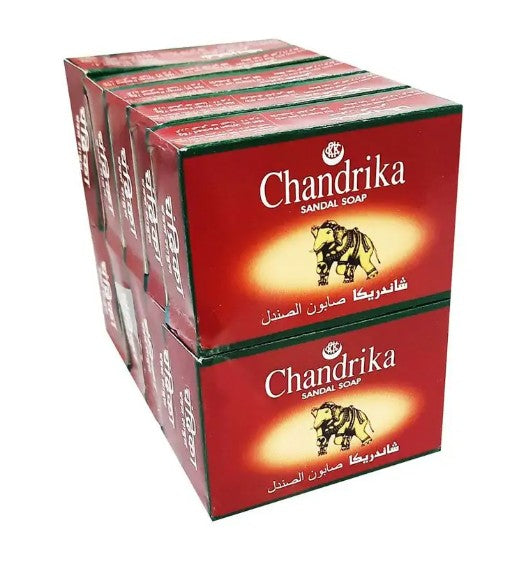 CHANDRIKA SANDAL SOAP 10 X 75 GM (EXPORT QUALITY PACK)
