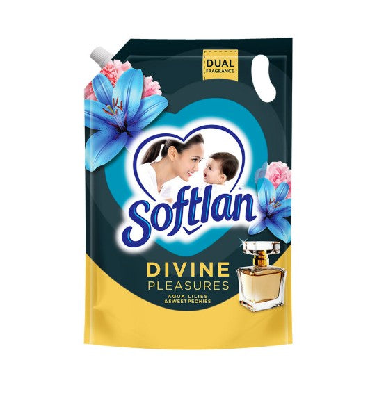 SOFTLAN REFILL 1.5L (DIVINE PLEASURE - AQUA LILIES)