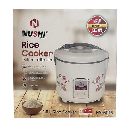 NUSHI JAR RICE COOKER 1.5L (NS-6015)