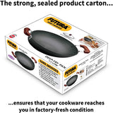 HAWKINS-FUTURA AD75S HARD ANODISED DEEP FRY PAN 36CM WITH STAINLESS STEEL LID