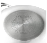 VINOD TRY PLY STAINLESS STEEL PLATINUM KADAI 28CM  PTKD28