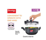 PRESTIGE  CLIP-ON MINI HARDANODISED PRESSURE COOKER 2L WITH LID