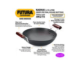 HAWKINS HARD ANODISED KADHAI 2.75L (AK275)