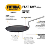 HAWKINS NON-STICK FLAT TAVA 22CM (NFT22)