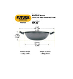 HAWKINS NON-STICK KADHAI 4L 30CM (NK40)