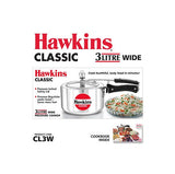 HAWKINS PRESSURE COOKER CLASSIC 3L WIDE BODY (CL3W)