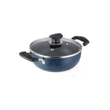 VINOD HARD ANODISED KADAI WITH LID 24CM (ZNKL-24)