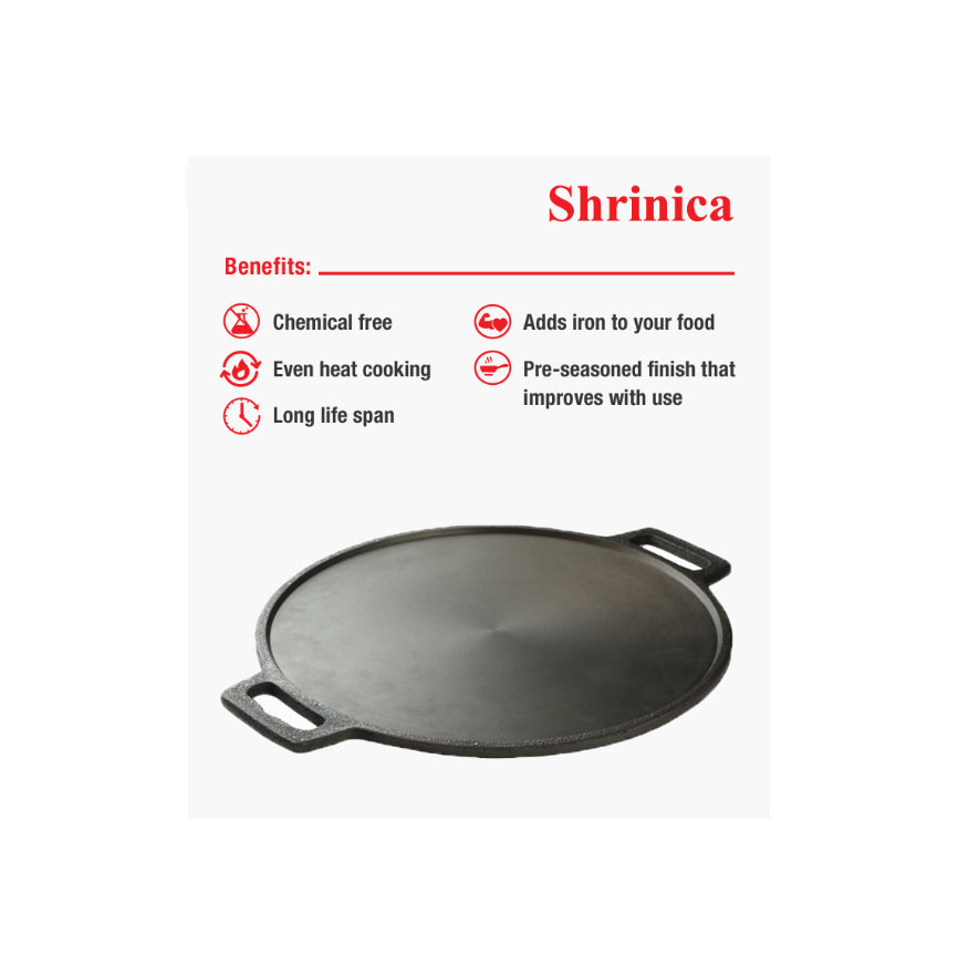 PREMIER SHRINICA CAST IRON DOSA TAWA - 12INCH  (500552)
