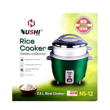 NUSHI NS12 RICE COOKER 2.8L