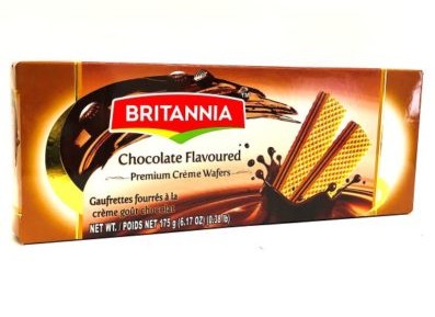 BRITANNIA CREAM WAFER CHOCOLATE 175GM