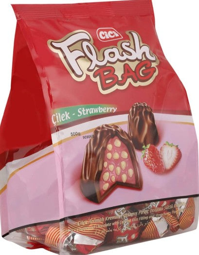  CICI Flash Bag with chocolate and strawberry 1KG