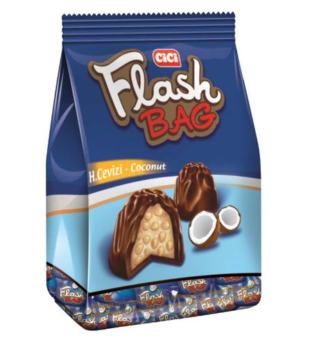 Cici Flash Bag chocolate candies with coconut flavor 