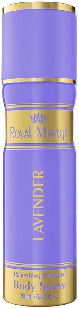 ROYAL MIRAGE BODY SPRAY 200ML LAVENDER