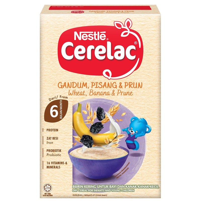 NESTLE CERELAC WHEAT BANANA & PRUNE 225 GM