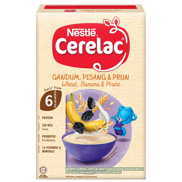 NESTLE CERELAC WHEAT BANANA & PRUNE 225 GM