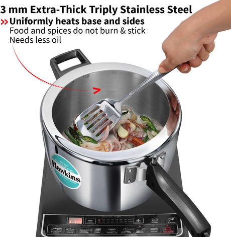 HAWKINS PRESSURE COOKER TRI-PLY 4.5L (HSST45)