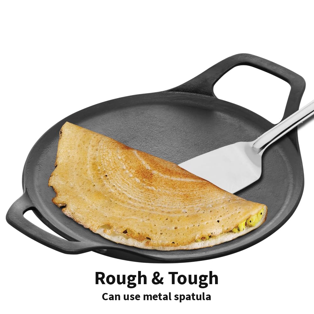 HAWKINS FUTURA CAST IRON DOSA TAWA 27CM (CIDT27)