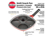 HAWKINS NS DC MULTI SNACK PAN WITH GLASS LID 30CM (DCMS30G)