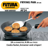 HAWKINS FUTURA HARD ANODISED FRYING PAN 24CM (AF24)