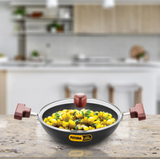 HAWKINS FUTURA  DEEP FRY PAN WITH GLASS LID 1.5L (AK15G)