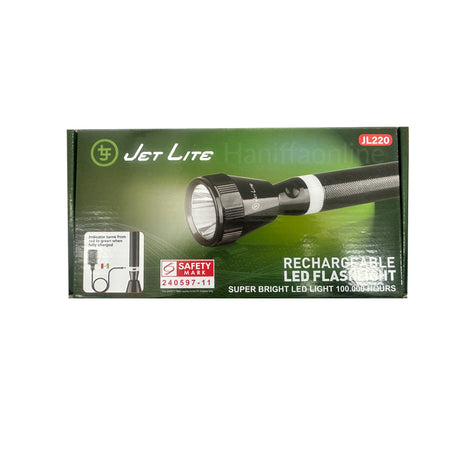 JETLITE  RECHARGEABLE LED FLASH LIGHT JL220