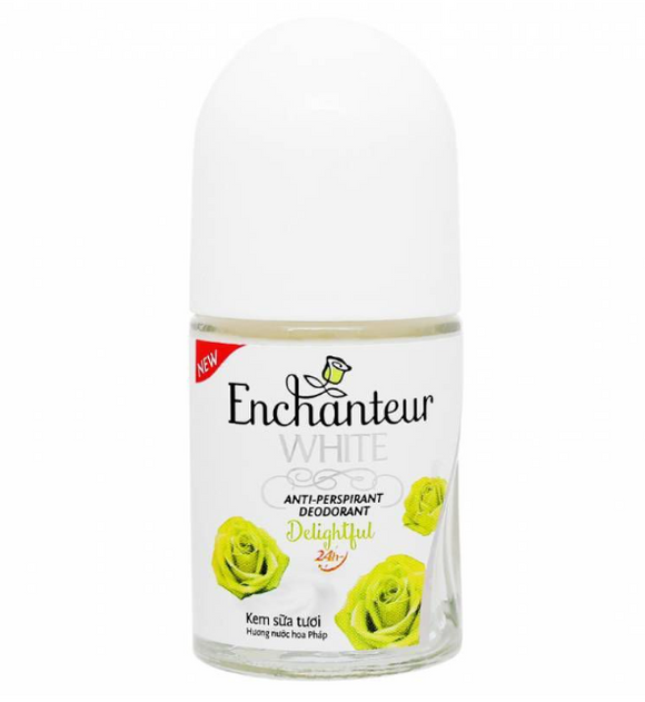 ENCHANTEUR WHITE ANTI-PERSPIRANT DEO 50ML (DELIGHTFUL)