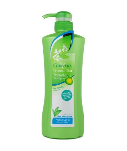 GINVERA GREEN TEA SHAMPOO 750ML (HAIR REVITALIZER - BLUE)
