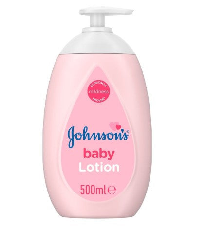 J&J BABY LOTION 500ML (PURE & GENTLE - PINK)