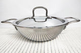 VINOD TRY PLY STAINLESS STEEL SMART KADAI 20CM (KAD-20)