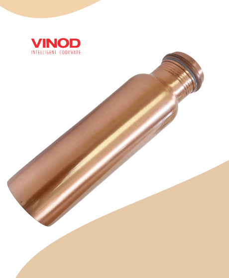 VINOD COPPER BOTTLE 900ML SATIN FINISH (CPBT900-MT)