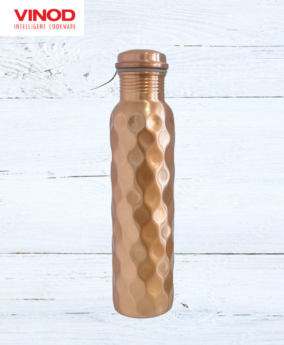 VINOD COPPER BOTTLE 900ML DIAMOND (CPBT-DMND)