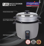 MORRIES 1.8L RICE COOKER MS-RC18