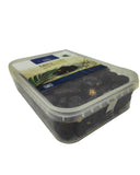 CASTLE FARMS - SAFAWI DATES MEDIUM 1KG (PLASTIC TUB)