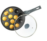 PREMIER PANIYARAM PAN ROUND WITH GLASS LID - 12 CAVITY (190922)