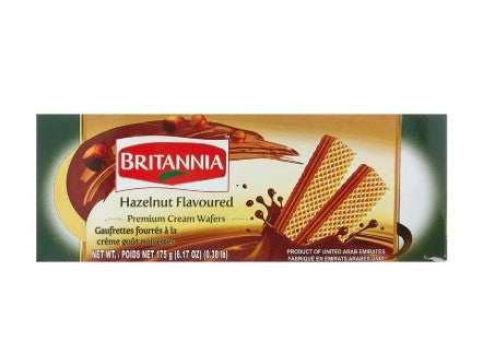 BRITANNIA CREAM WAFER HAZELNUT 175GM