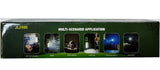 Product packaging with images of people in various scenarios and text 'Multi-Scenario Application' on a green background.