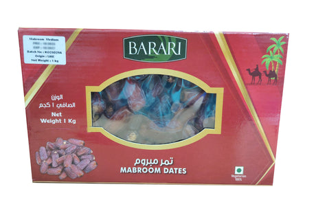 Barari Mabroom Dates packaging on a white background