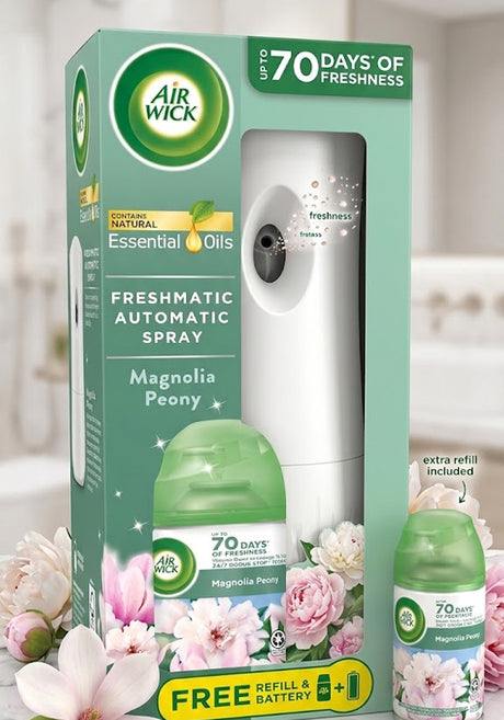 Air Wick Freshmatic Automatic Spray in Magnolia Peony scen