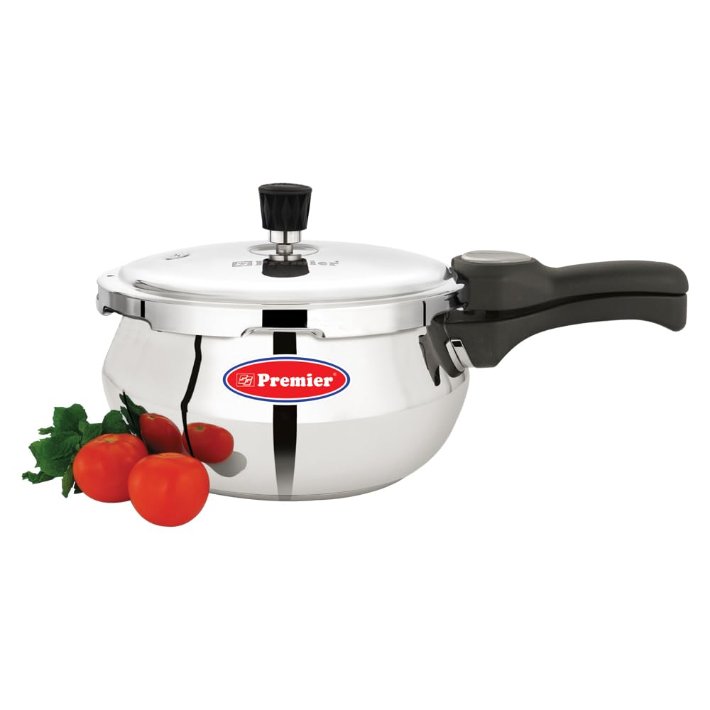 PREMIER  STAINLESS STEEL 3 PLY PRESSURE COOKER - 5 LTRS (102104)