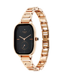TITAN RAGA CHIC QUARTZ BLACK DIAL ROSE GOLD WATCH FOR WOMEN(2687WM01)