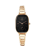 TITAN RAGA CHIC QUARTZ BLACK DIAL ROSE GOLD WATCH FOR WOMEN(2687WM01)