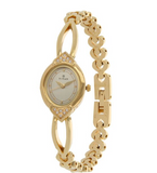 TITAN QUARTZ ANALOG WHITE DIAL WATCH FOR WOMEN(2468YM)
