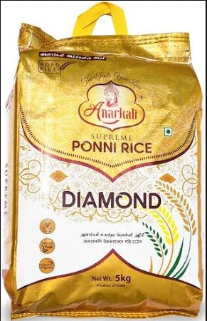 ANARKALI SUPREME DIAMOND PONNI RICE 5 KG