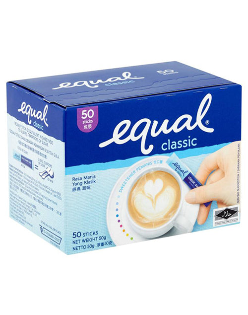 EQUAL CLASSIC SACHET 50 STICKS