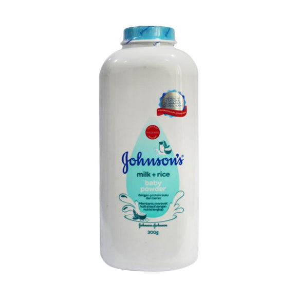 JOHNSON & JOHNSON BABY POWDER MILK + RICE  300 GM