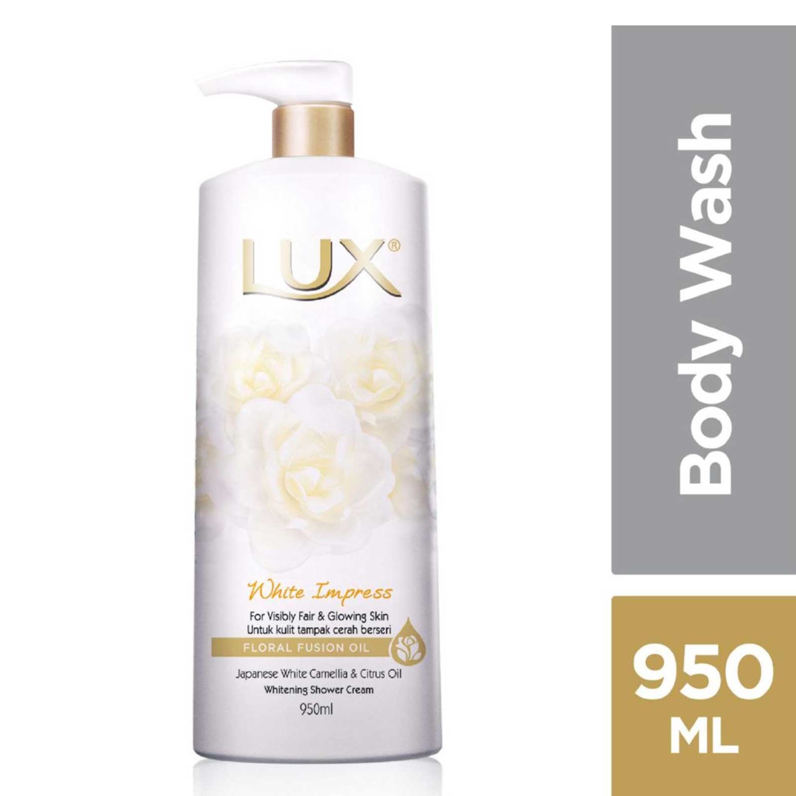LUX WHITE IMPRESS SHOWER CREAM 950 ML