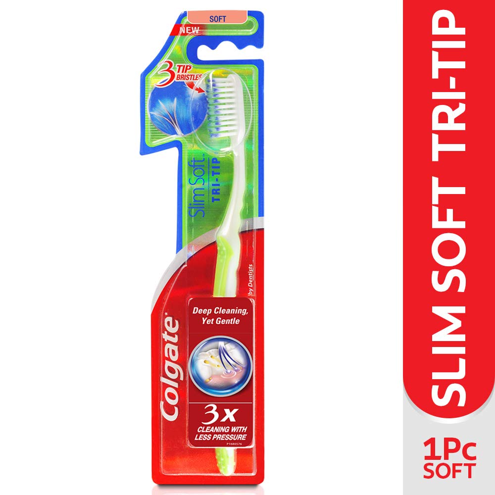 Colgate Shape COLGATE TOOTHBRUSH SLIM SOFT TRI TIP (SOFT)