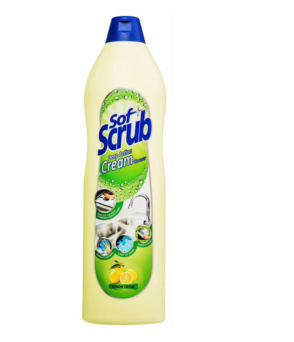 SOFT SCRUB CREAM CLEANSER (LEMON FRESH) 500ML