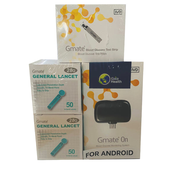 GMATE ON BLOOD GLUCOSE MONITORING STARER KIT